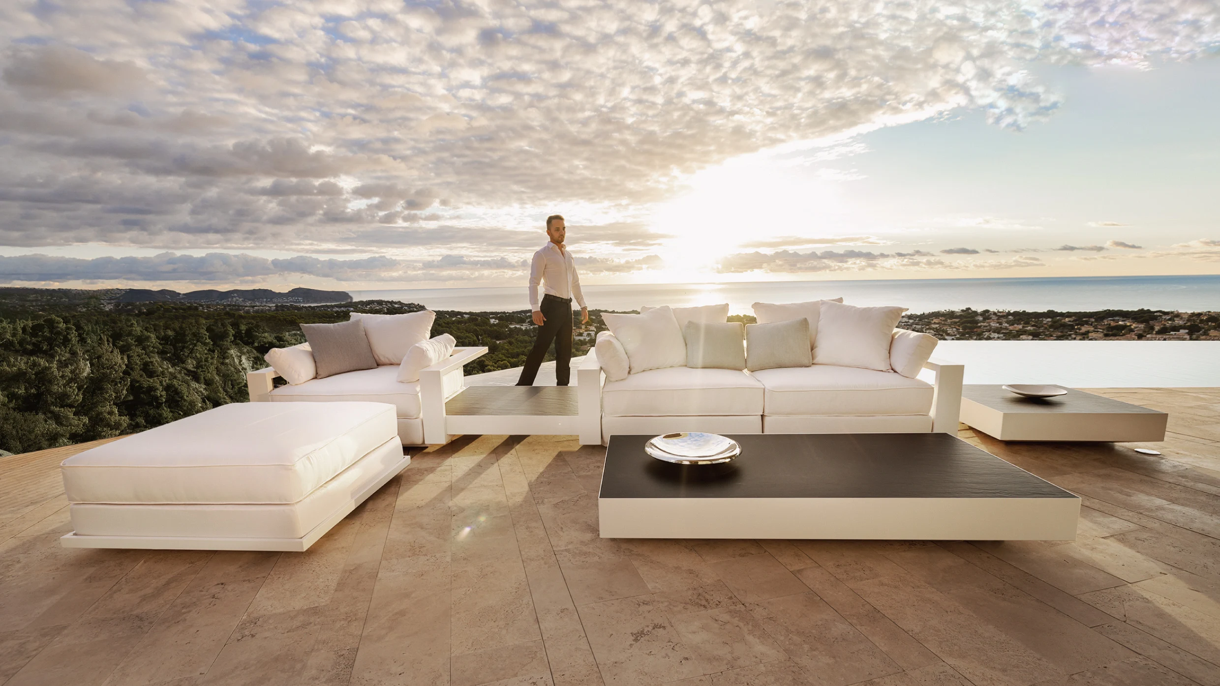 modern garden sofa