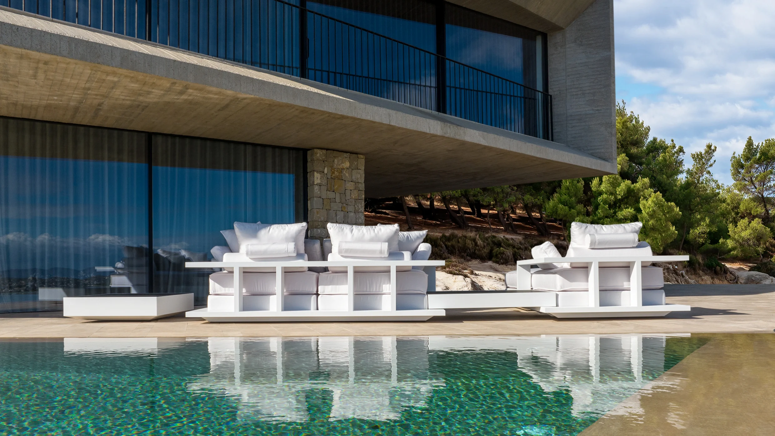 modern garden sofa