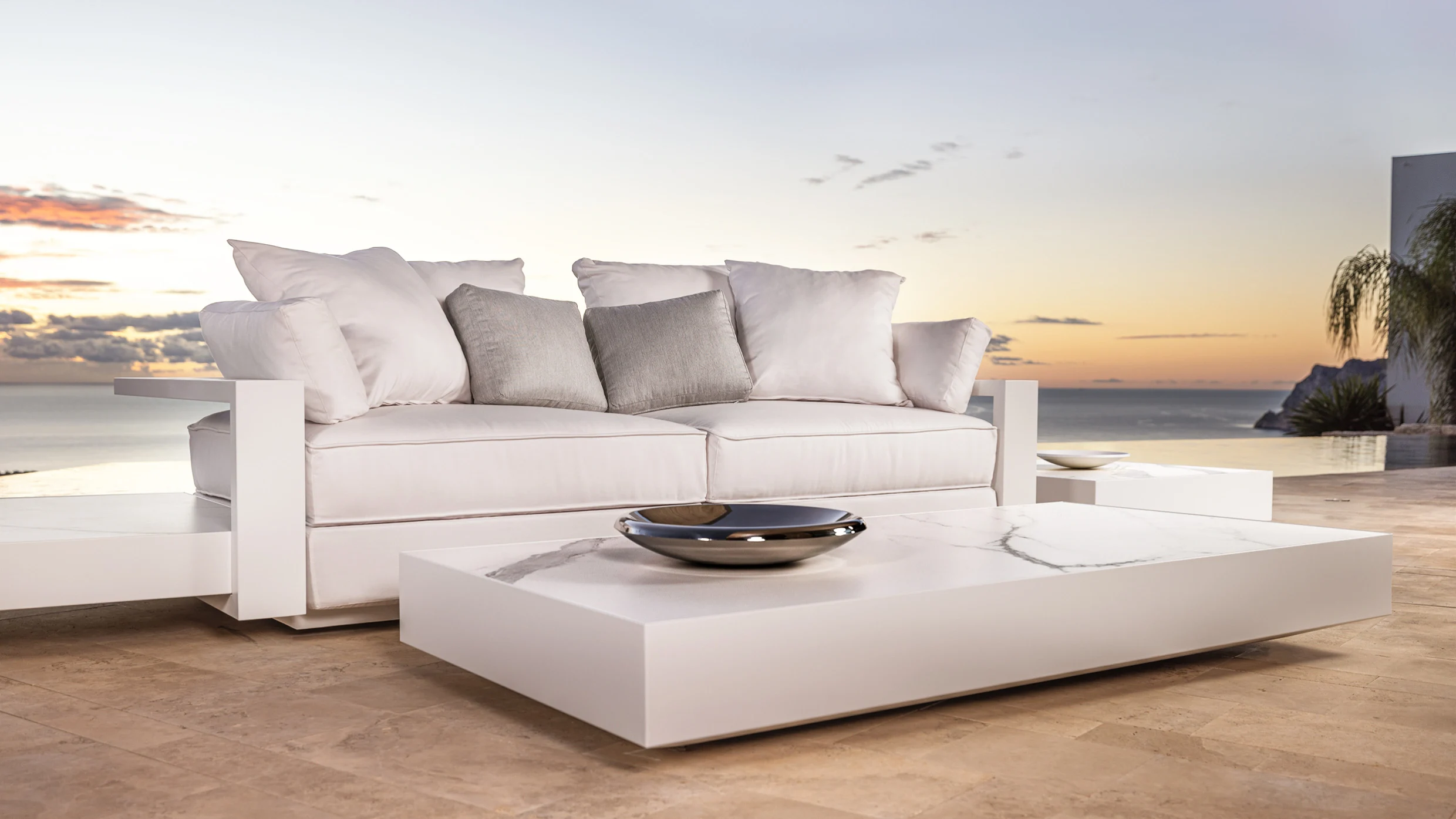 modern outdoor seating