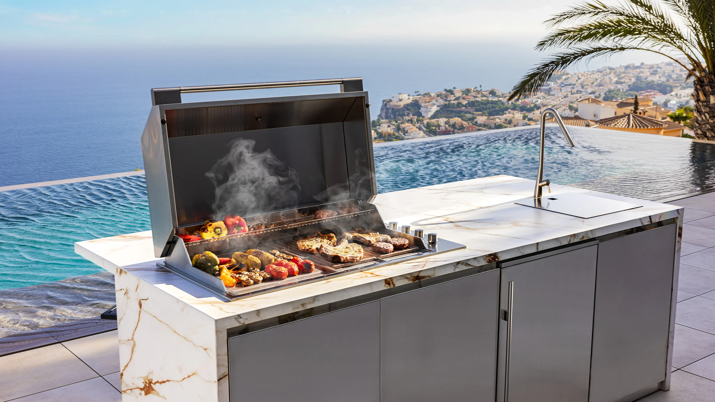 outdoor kitchen bar