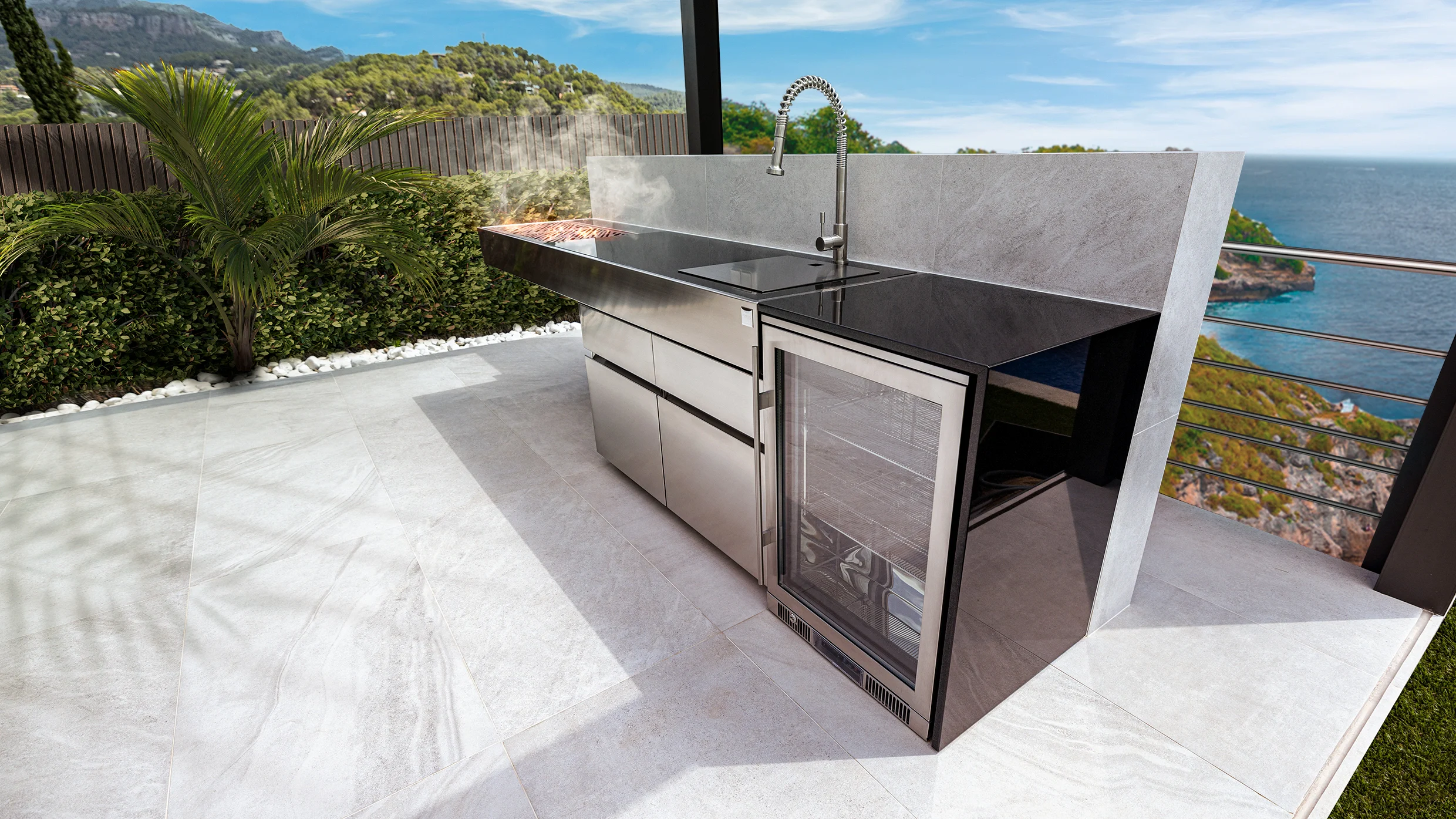 outdoor stainless steel kitchens