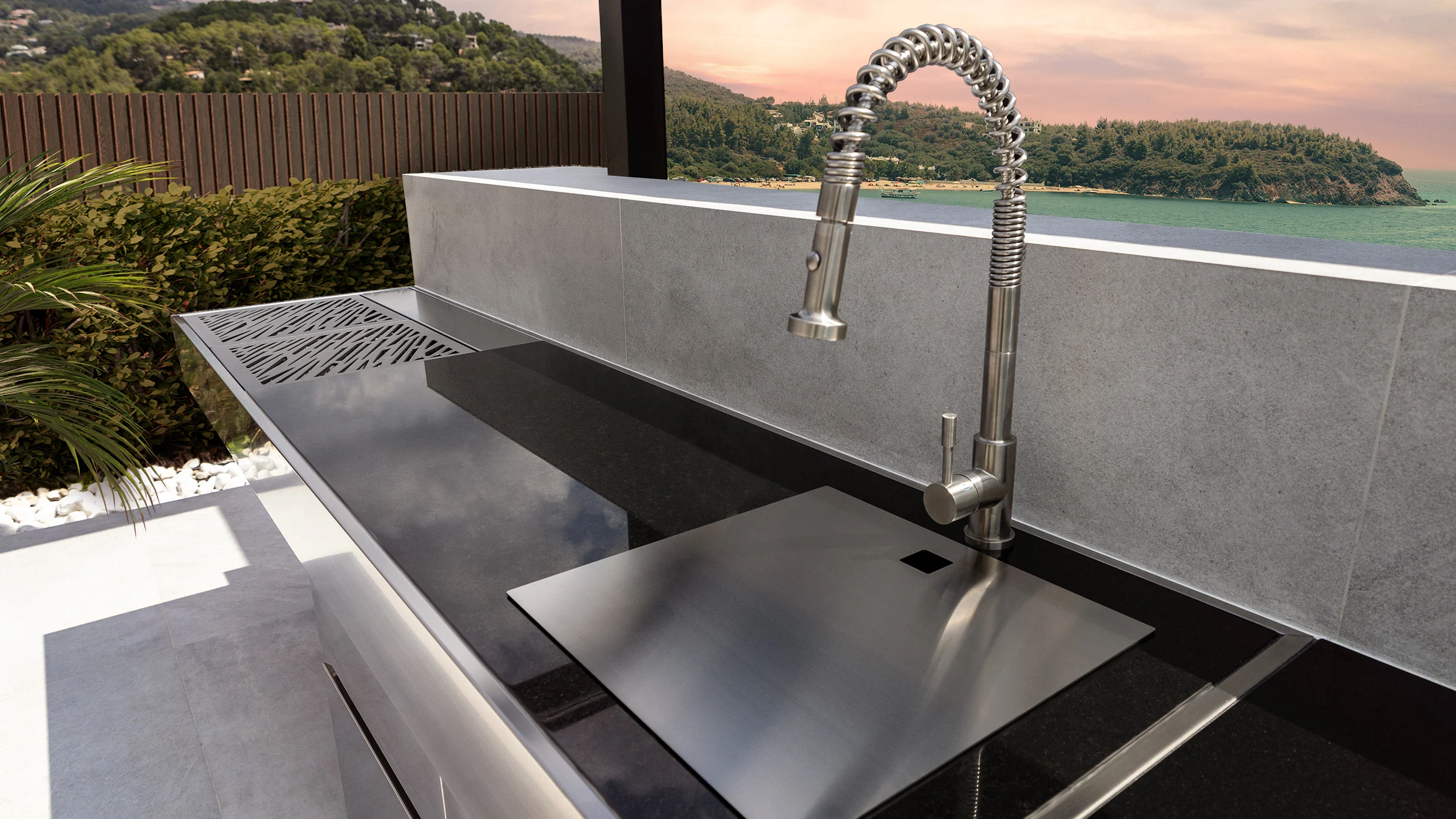 316 stainless steel outdoor kitchen