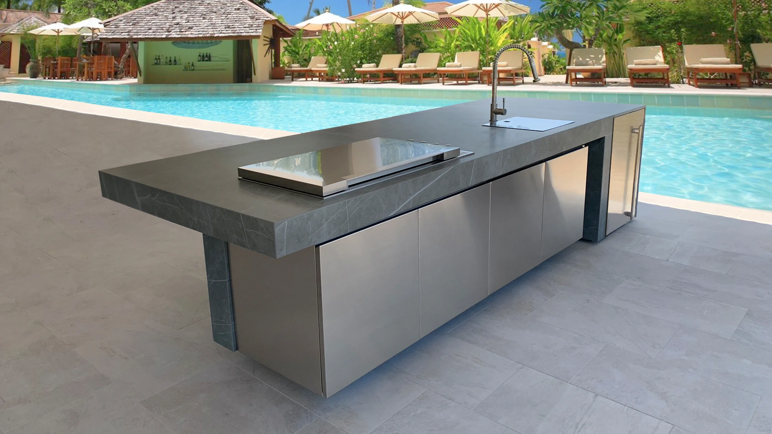 luxury outdoor kitchens