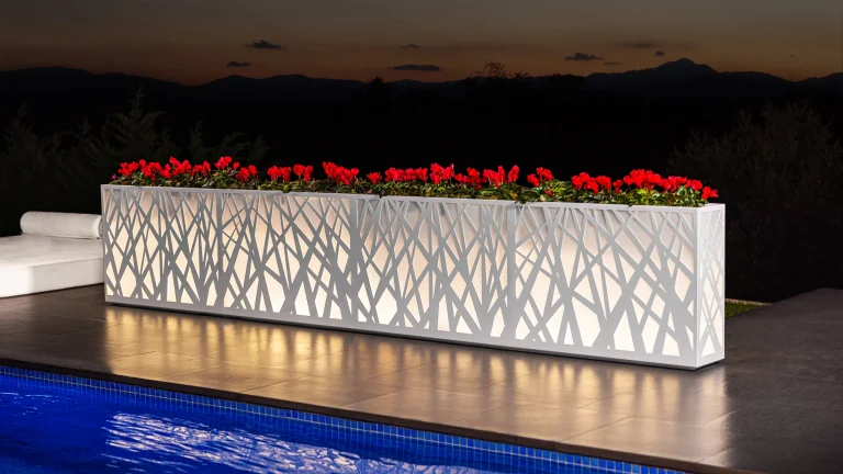 large led planters