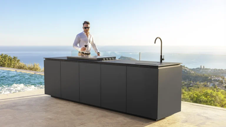 high end bbq island