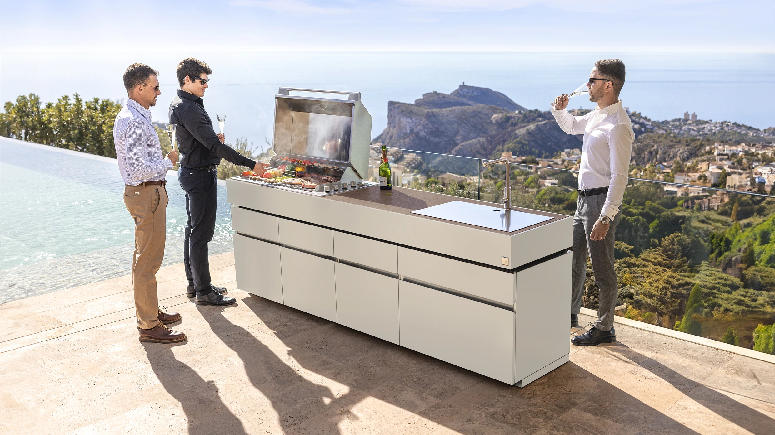 outside kitchen design