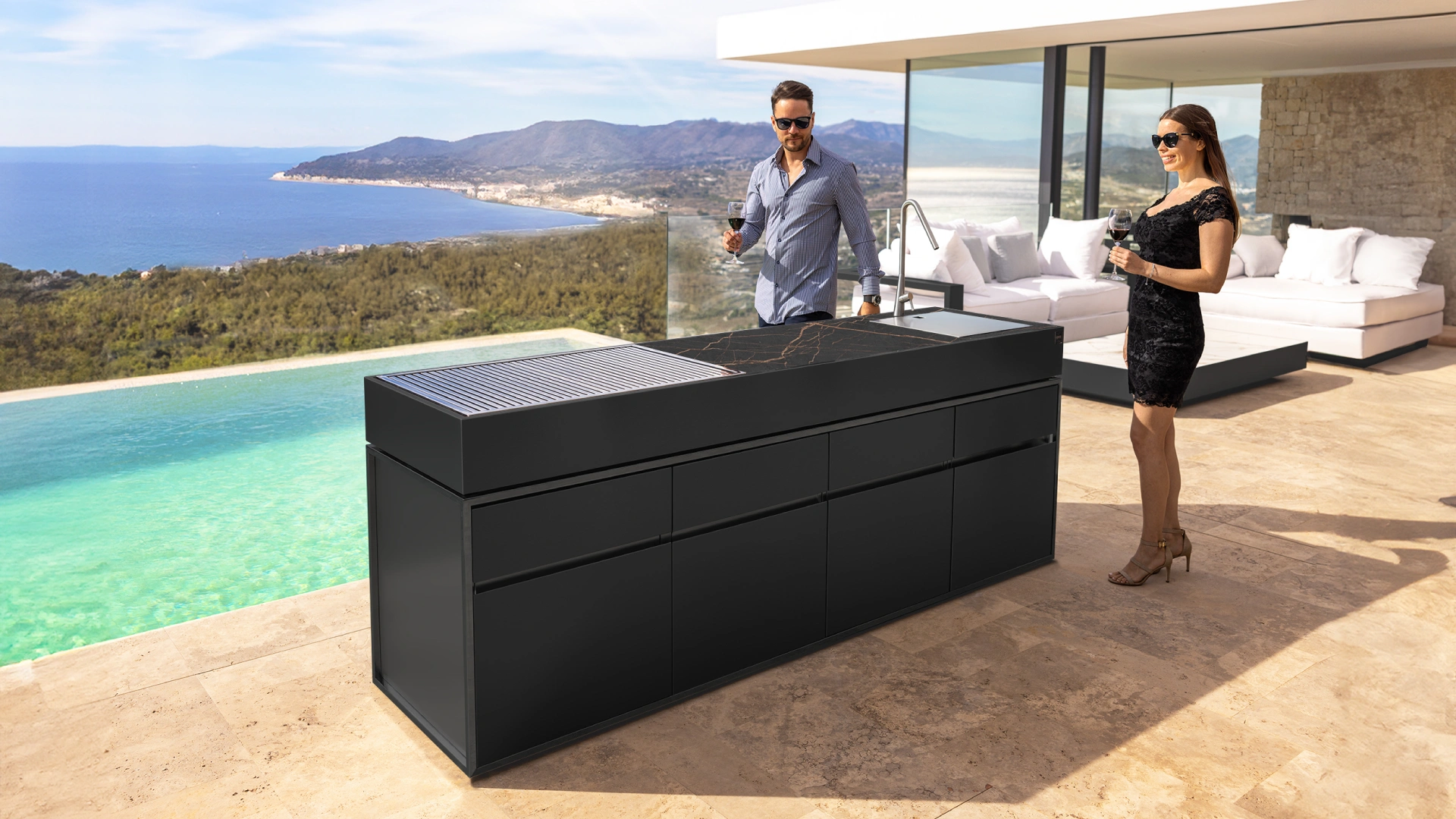 custom made outdoor kitchens