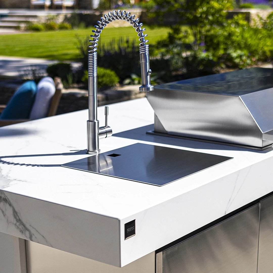 modern outside kitchen