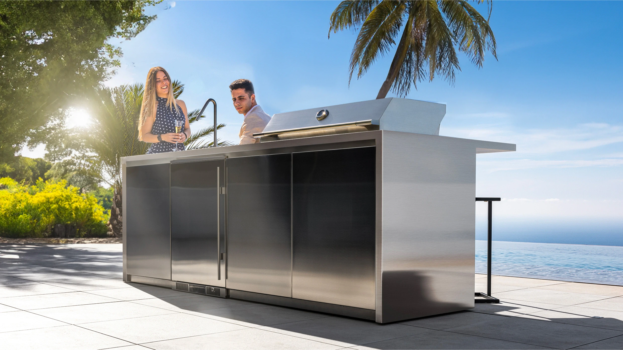 concrete outdoor kitchens
