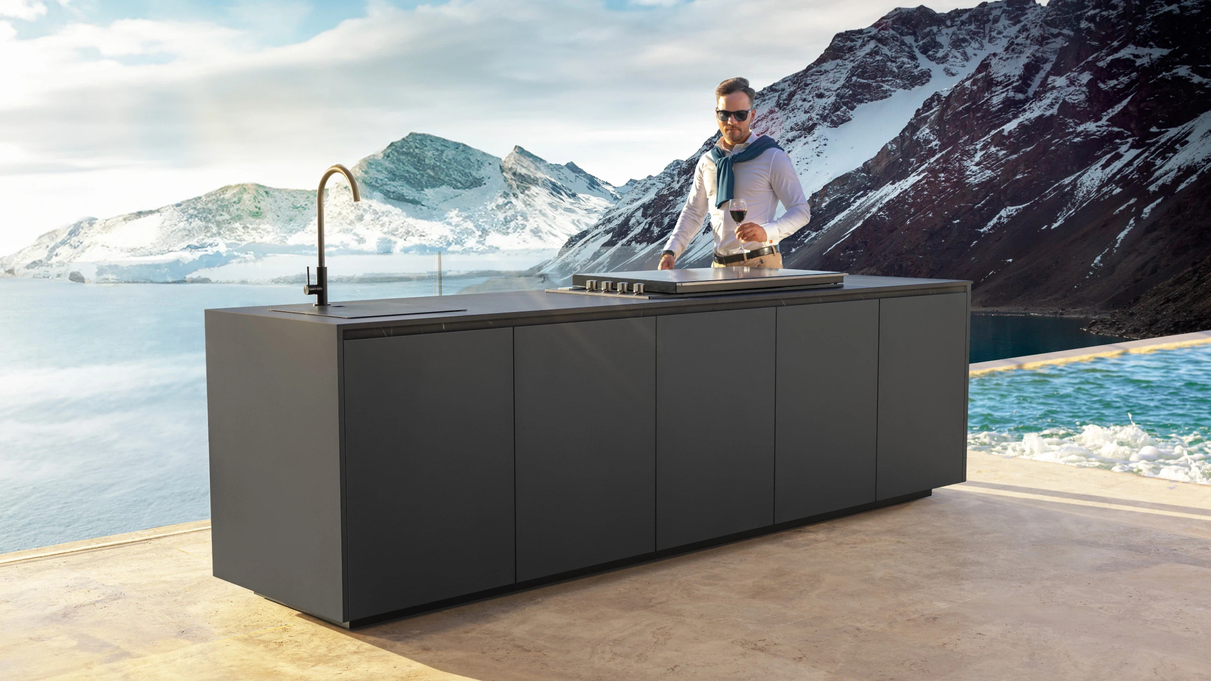 durable outdoor kitchen