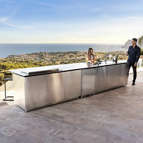 luxury outdoor kitchen