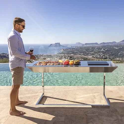 large charcoal bbq